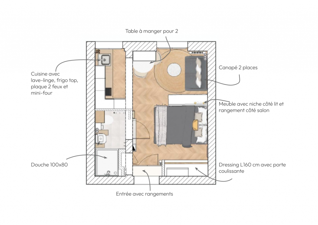 Sitemapcdatahttpsshopinf Inetcomamenagement Studio 18m2 Plan